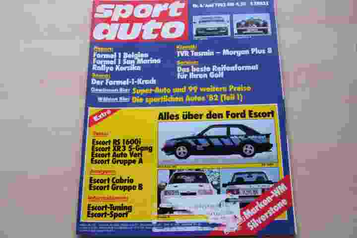 Deckblatt Sport Auto (06/1982)